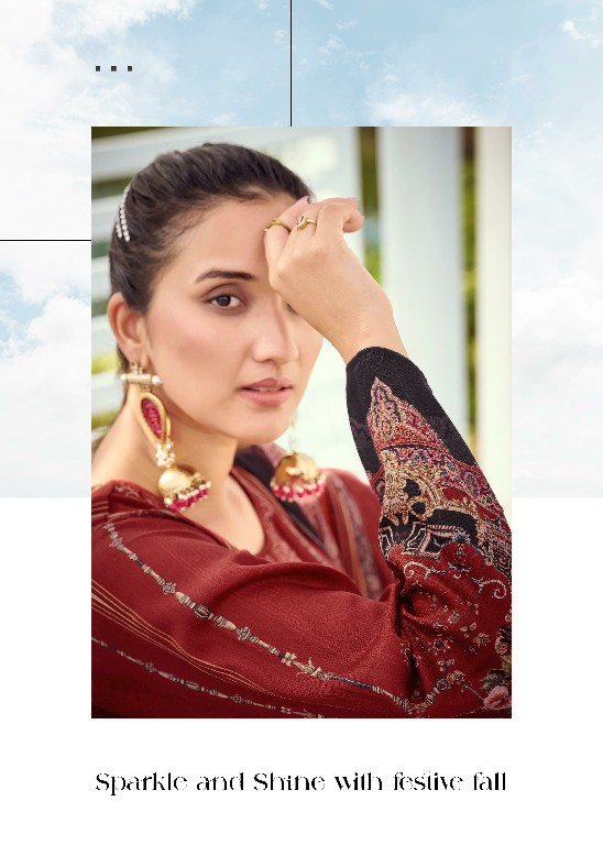 Mann Rasiya Arnica Wholesale Pure Jamm Cotton With Fancy Work Dress Material