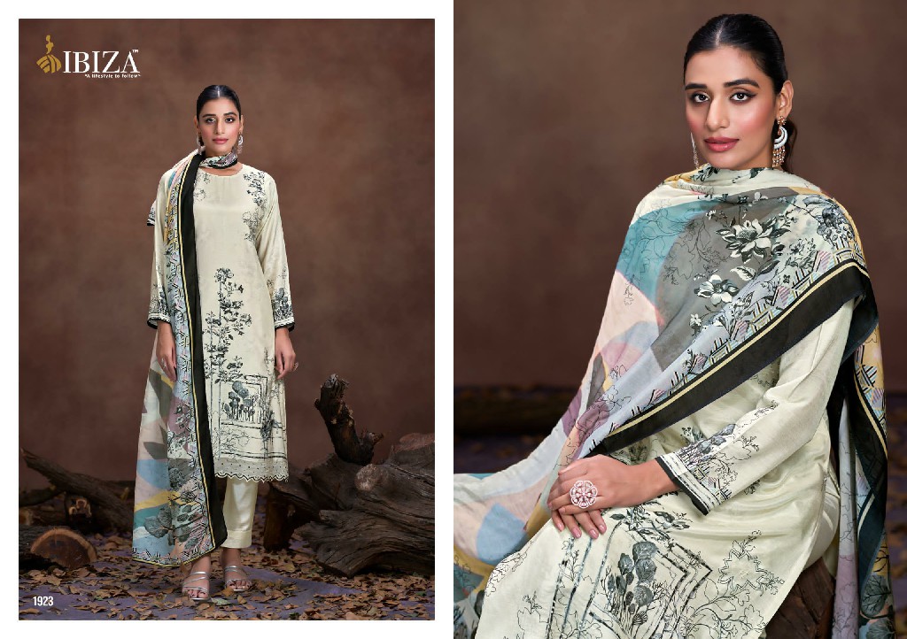 Ibiza Meara Wholesale Pure Bemberg Muslin With Handwork Salwar Suits