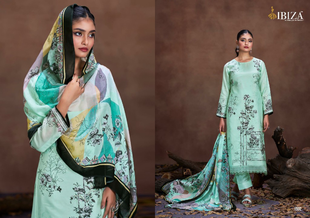 Ibiza Meara Wholesale Pure Bemberg Muslin With Handwork Salwar Suits