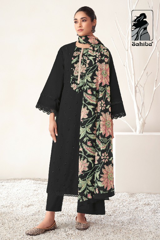 Sahiba Pratha Wholesale Pure Cotton Lawn With Embroidery Work Salwar Suits