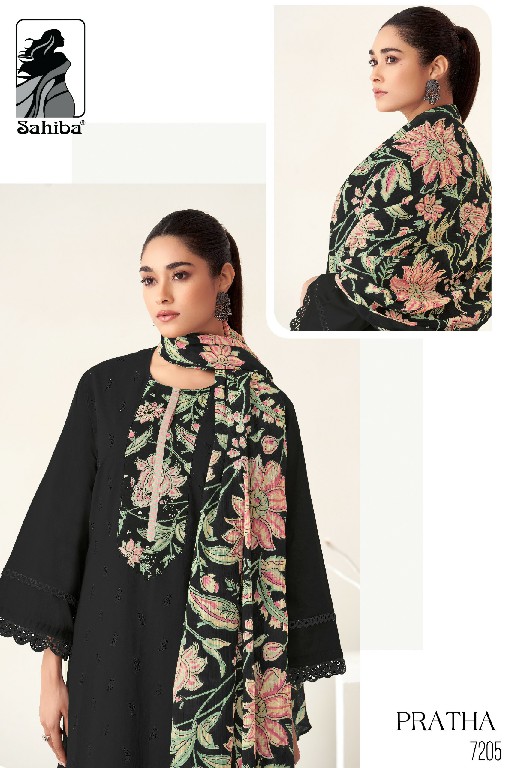 Sahiba Pratha Wholesale Pure Cotton Lawn With Embroidery Work Salwar Suits