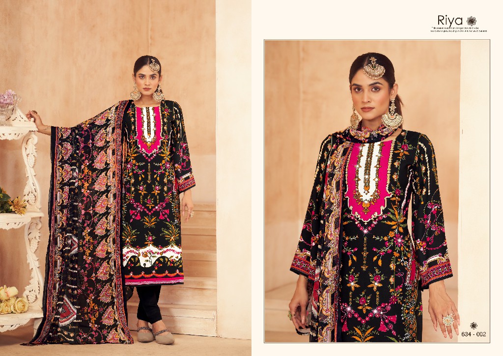 Zulfat Riya Wholesale Pure Heavy Viscose With Handwork Dress Material
