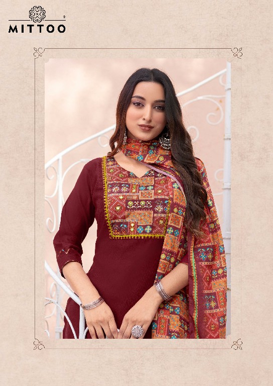 Mittoo Day Light Wholesale Modal Silk Kurti With Pant And Dupatta