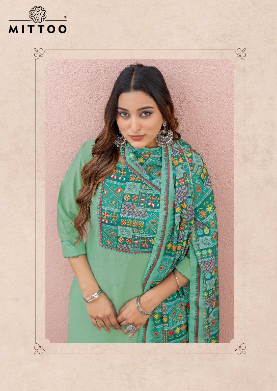Mittoo Day Light Wholesale Modal Silk Kurti With Pant And Dupatta