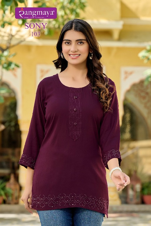 Rangmaya Sony Wholesale Vartican Wholesale Indo Western Tops