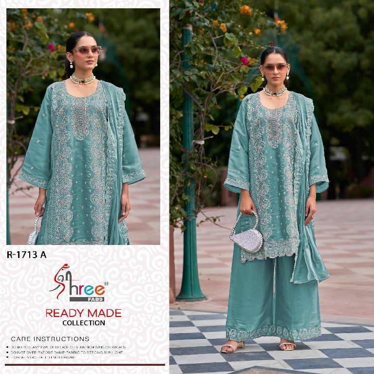 Shree Fabs R-1713 Wholesale Readymade Indian Pakistani Salwar Suits