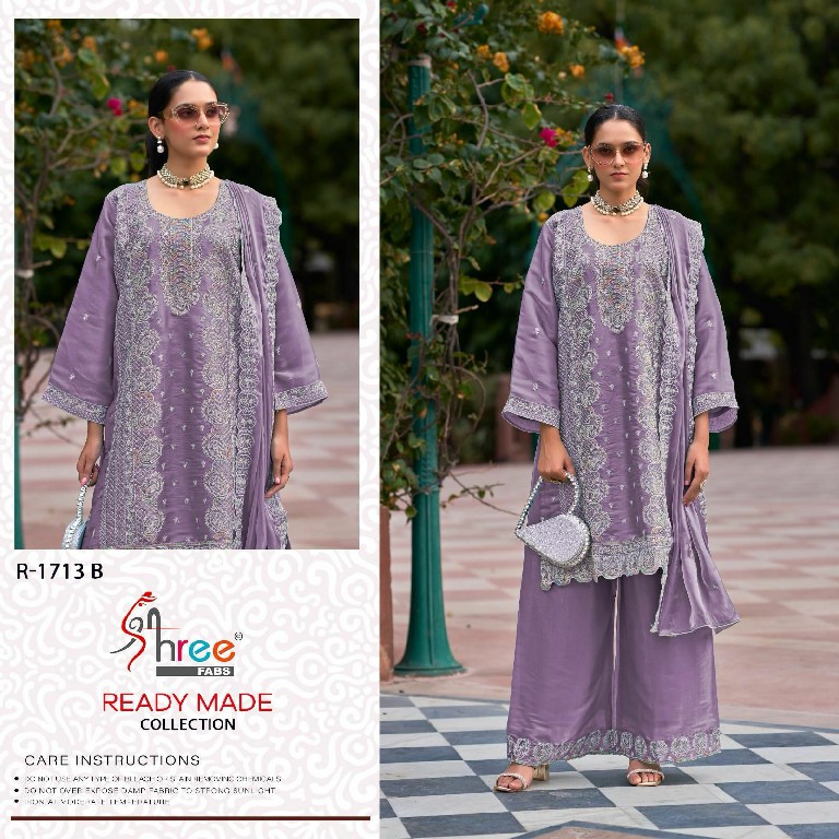 Shree Fabs R-1713 Wholesale Readymade Indian Pakistani Salwar Suits