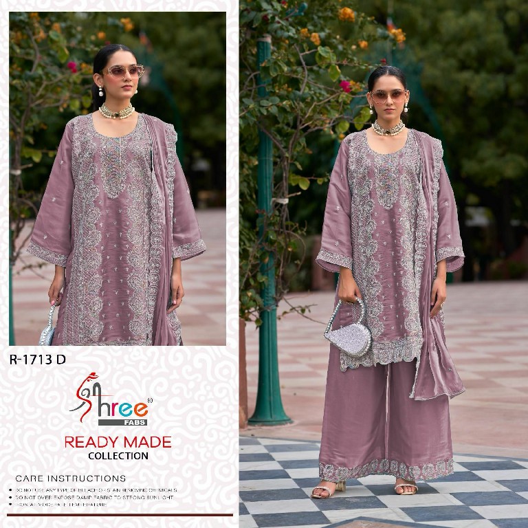 Shree Fabs R-1713 Wholesale Readymade Indian Pakistani Salwar Suits