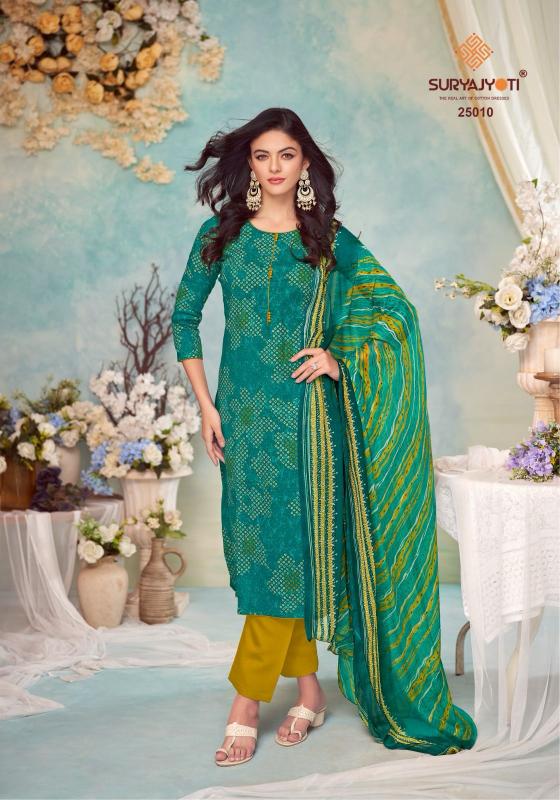 suhana vol 25 by suryajyoti cambric cotton fancy dress material