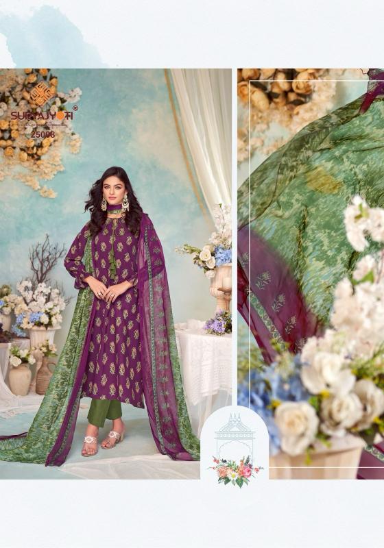 suhana vol 25 by suryajyoti cambric cotton fancy dress material
