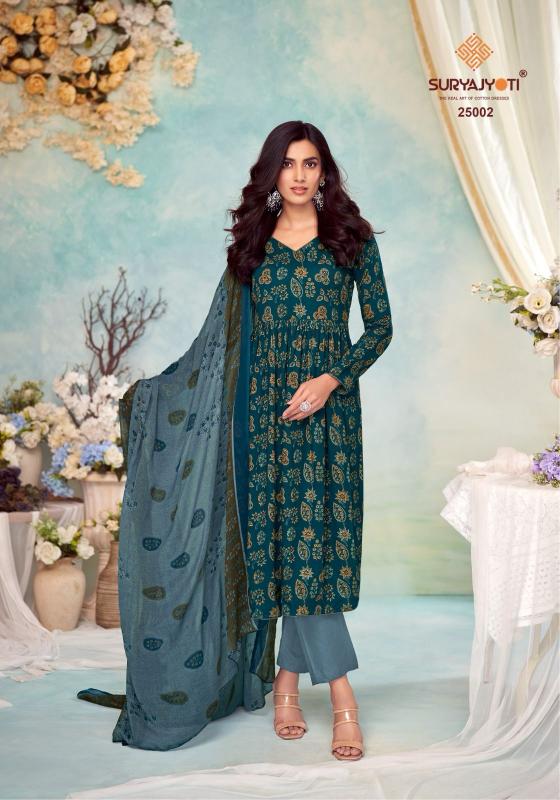 suhana vol 25 by suryajyoti cambric cotton fancy dress material