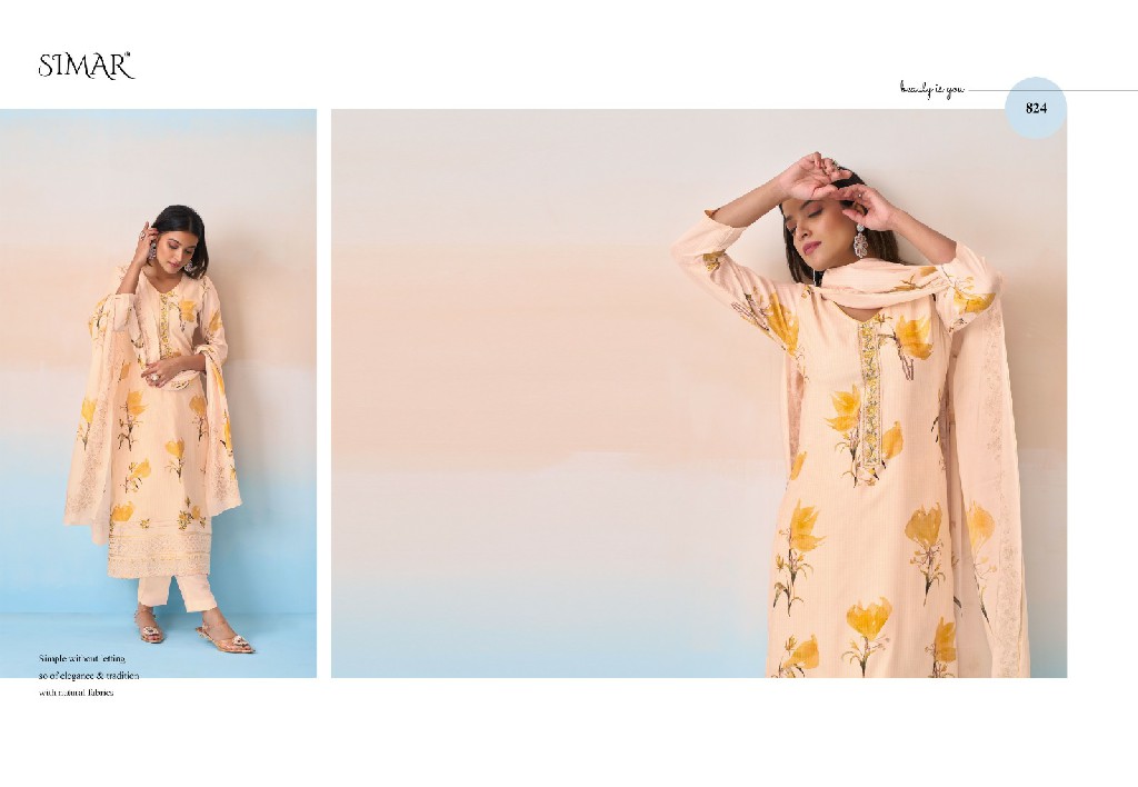 Glossy Simar Hamsa Wholesale Pure Viscose Muslin With Embroidery Work Suits