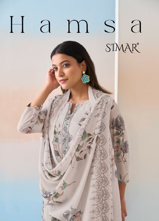 Glossy Simar Hamsa Wholesale Pure Viscose Muslin With Embroidery Work Suits