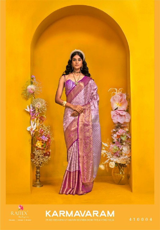 Rajtex Karmavaram Wholesale Pure Dharmavaram Silk Party Wear Sarees