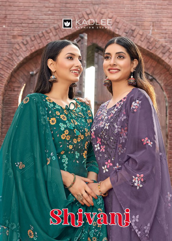 Kadlee Shivani Wholesale Viscose Weaving Kurti With Pant And Dupatta
