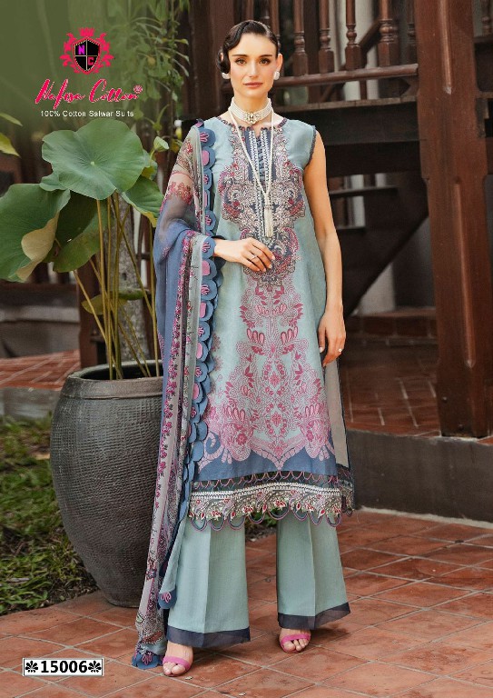 NAFISA MONSOON COTTON COLLECTION VOL 15 KARACHI PRINT PAKISTANI TRENDY UNSTITCH SUIT
