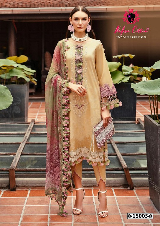 NAFISA MONSOON COTTON COLLECTION VOL 15 KARACHI PRINT PAKISTANI TRENDY UNSTITCH SUIT