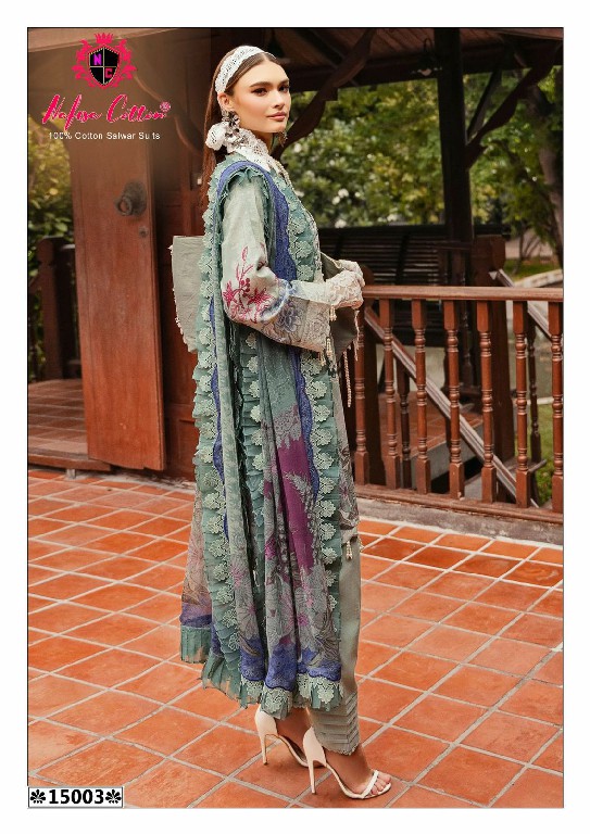 NAFISA MONSOON COTTON COLLECTION VOL 15 KARACHI PRINT PAKISTANI TRENDY UNSTITCH SUIT