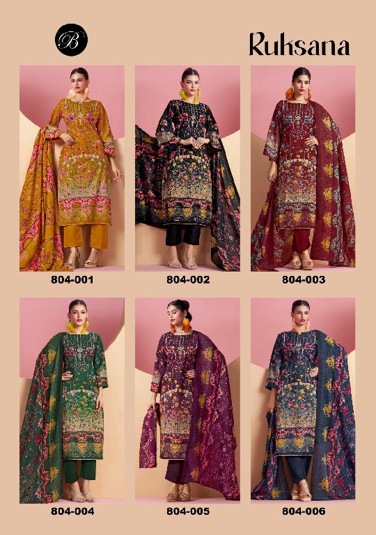 Belliza Ruksana Wholesale Pure Cotton With Handwork Work Dress Material