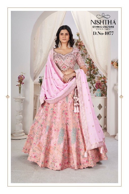 Nishtha D.no 1075 To 1078 Wholesale Designer Bridal Lehengas Collection