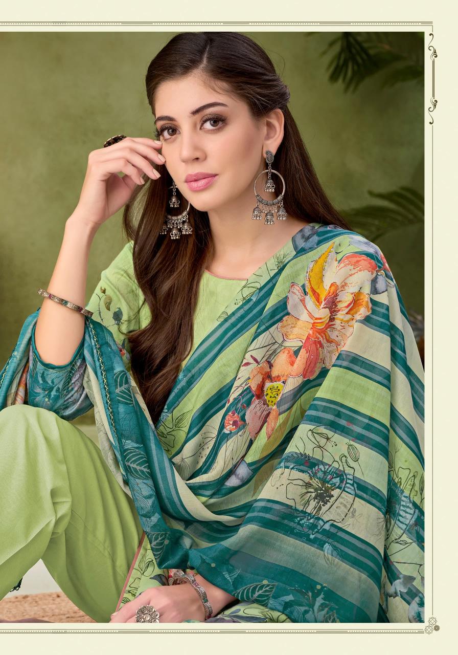 alok launch nimrit zam print casual wear pakistani dress material