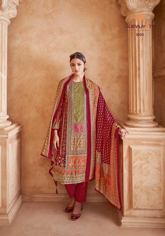 kanchan vol 3 by suryajyoti discharge print pretty look dress material