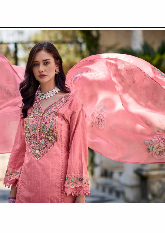 PRM Kaia Wholesale Pure Cotton Pattern With Hand And Embroidery Work Readymade Suits