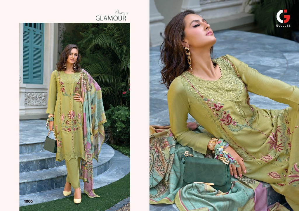 Gull Jee Tasrif Wholesale Viscose Muslin With Embroidery Salwar Suits