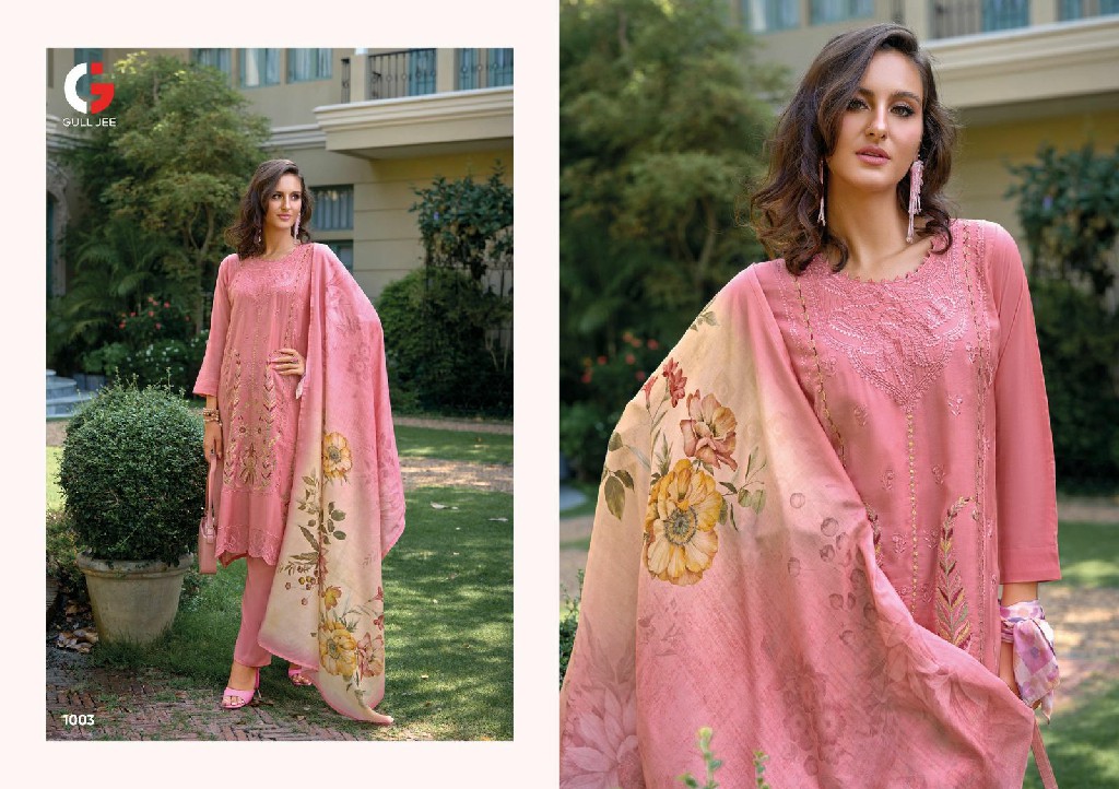 Gull Jee Tasrif Wholesale Viscose Muslin With Embroidery Salwar Suits