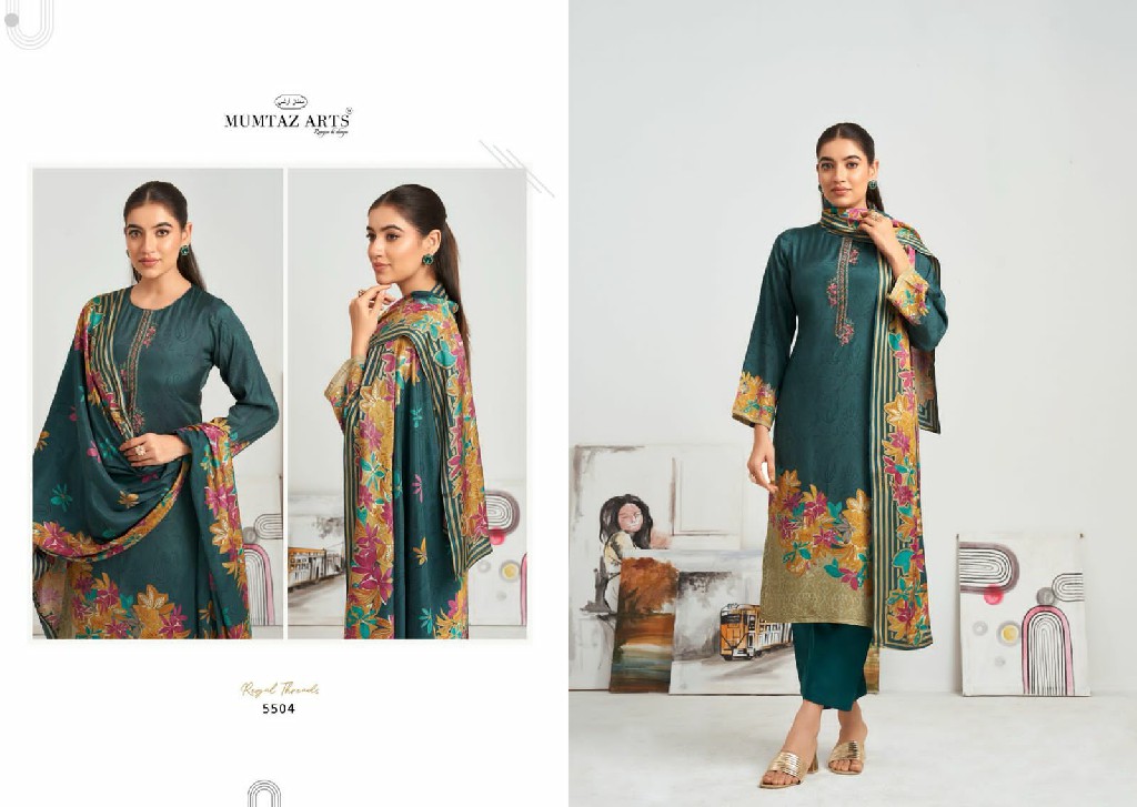Mumtaz Arts Hafiza Wholesale Pure Viscose Muslin With Work Dress Material
