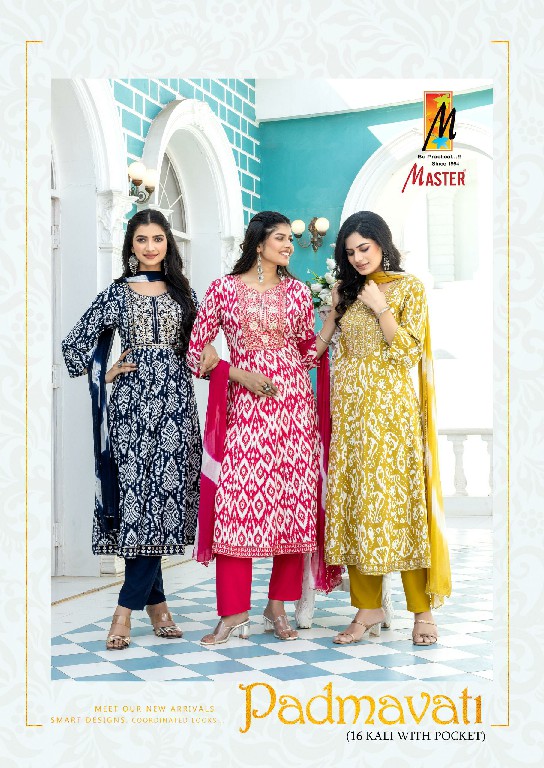 Master Padmavati Wholesale Reyon Capsule Print Kurti With Pant And Dupatta