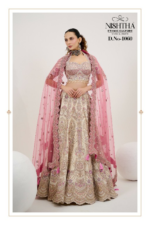 Nishtha D.no 1057 To 1060 Wholesale Readymade Bridal Lehengas