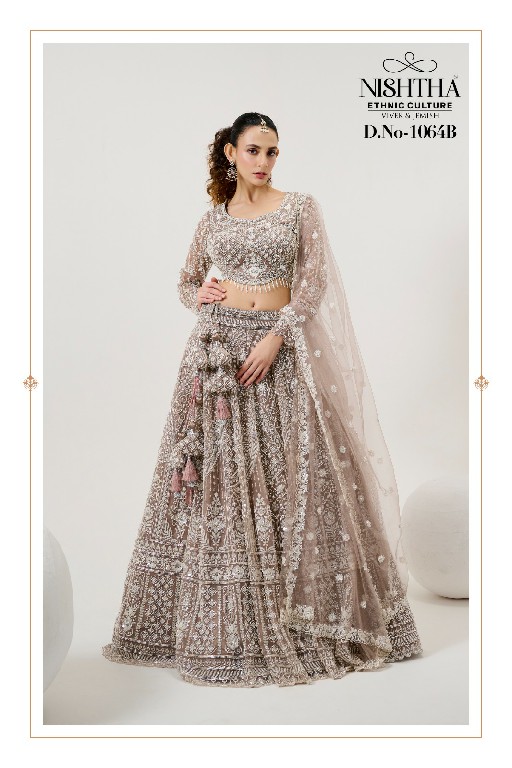 Nishtha D.no 1061 To 1064 Wholesale Readymade Bridal Lehengas