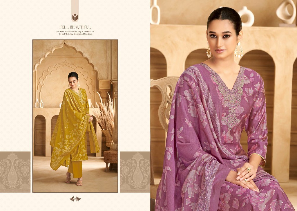 Salvi Selvina Silk Vol-15 Wholesale Modal Silk With Coading Work Dress Material