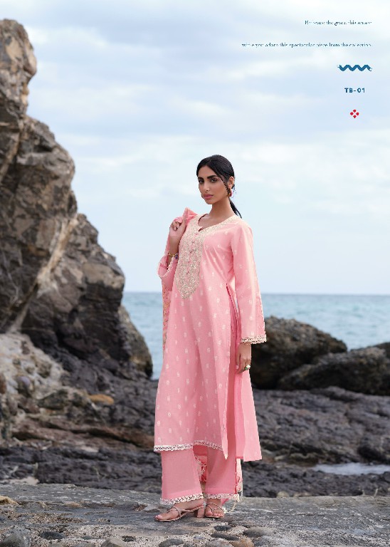 Varsha Tropical Bliss Wholesale Handloom Cotton With Embroidery Salwar Suits
