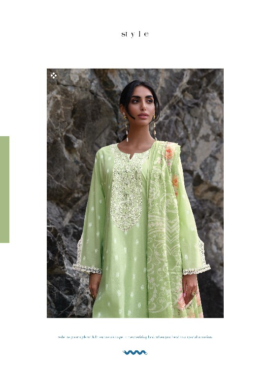 Varsha Tropical Bliss Wholesale Handloom Cotton With Embroidery Salwar Suits