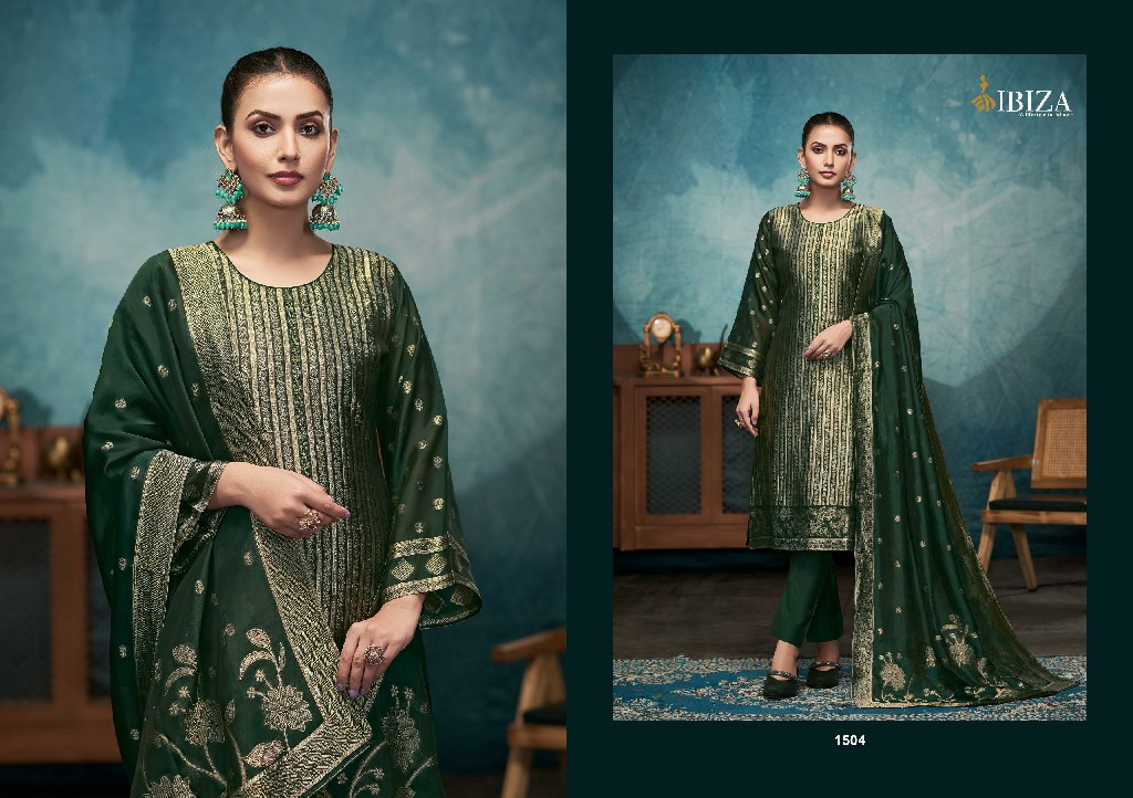Ibiza Amayra Vol-2 Wholesale Pure Banglory Silk Jacquard With Handwork Salwar Suits