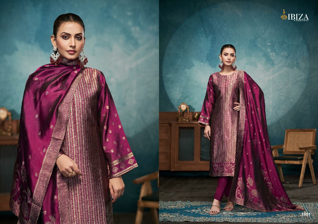 Ibiza Amayra Vol-2 Wholesale Pure Banglory Silk Jacquard With Handwork Salwar Suits