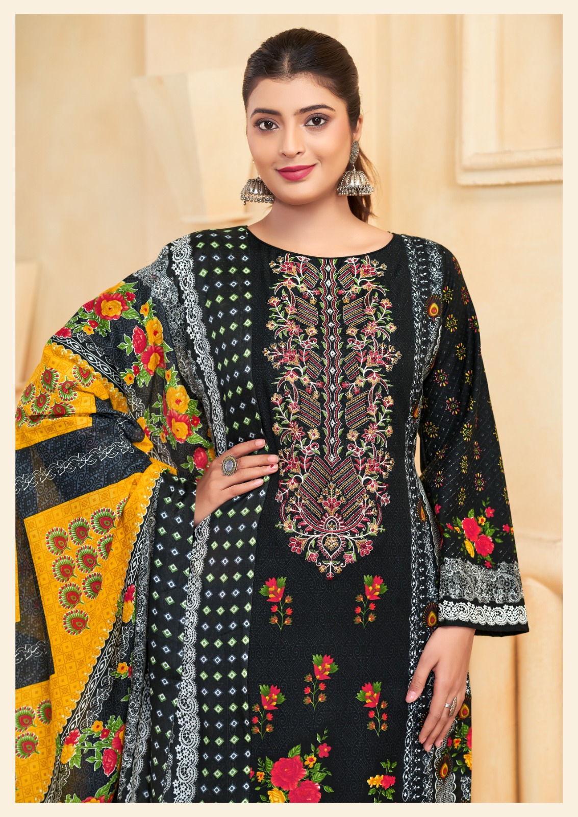 Ganeshji Tahira Vol-1 Wholesale Soft Cotton Printed Dress Material