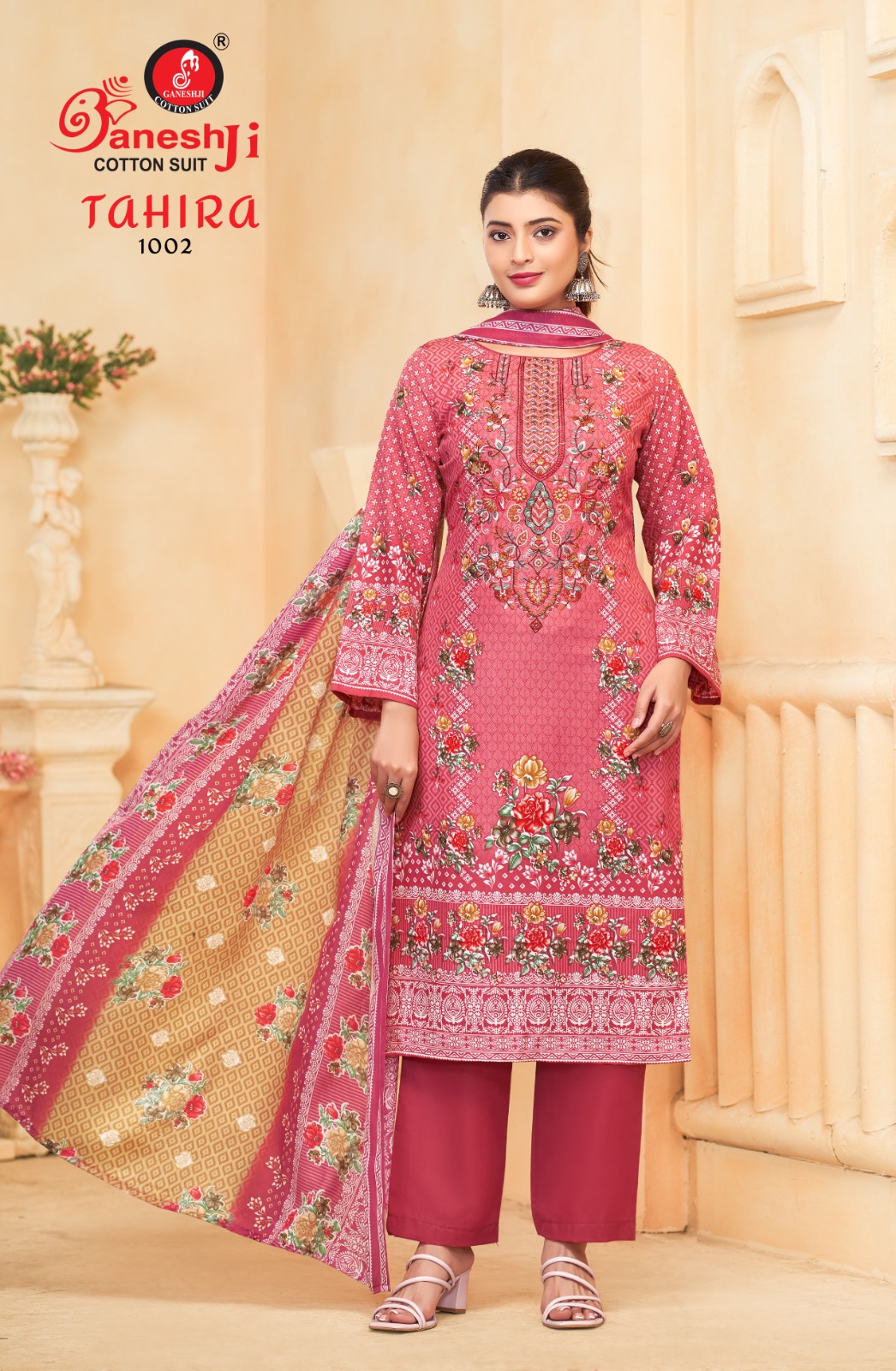 Ganeshji Tahira Vol-1 Wholesale Soft Cotton Printed Dress Material