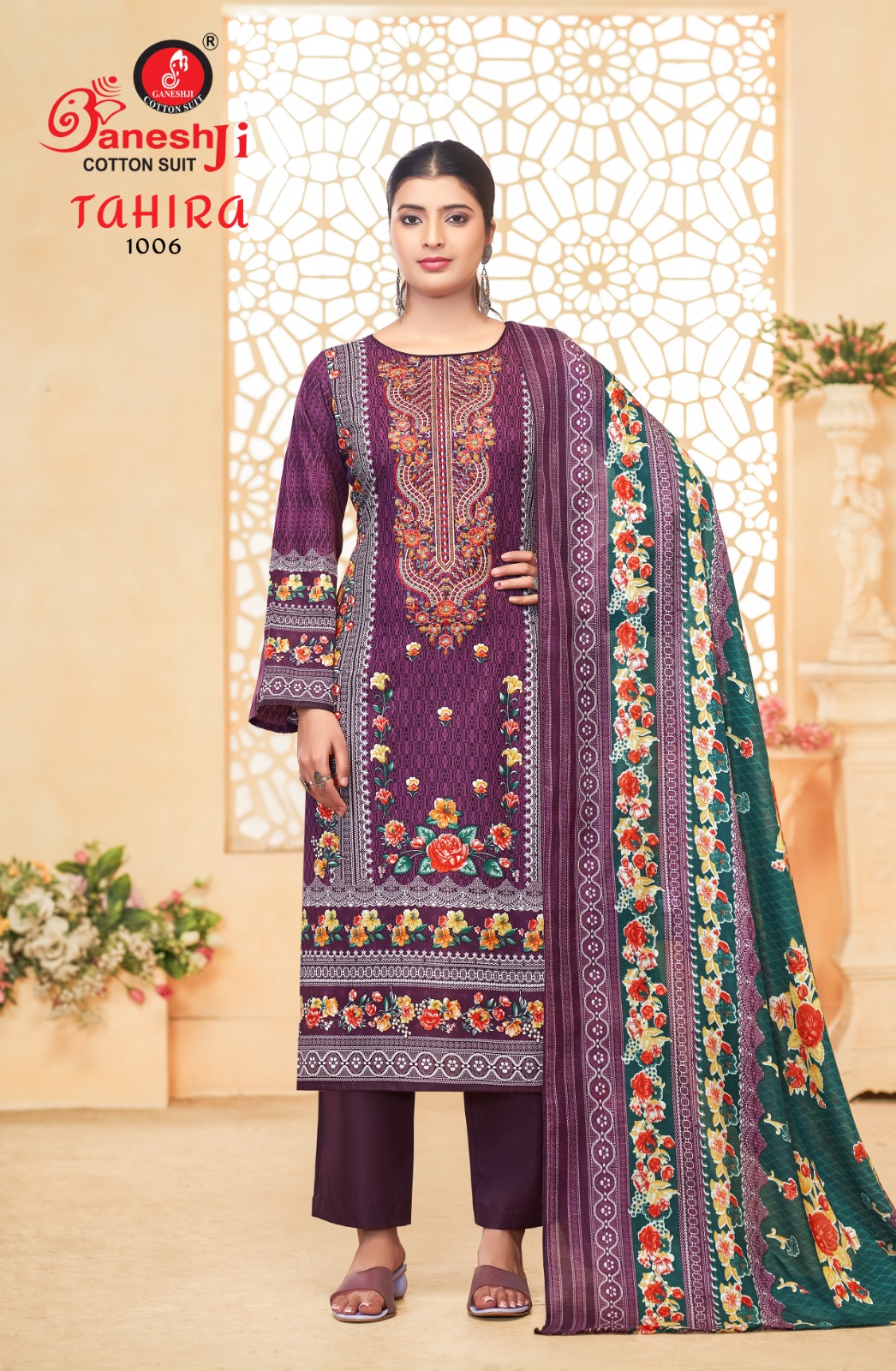 Ganeshji Tahira Vol-1 Wholesale Soft Cotton Printed Dress Material