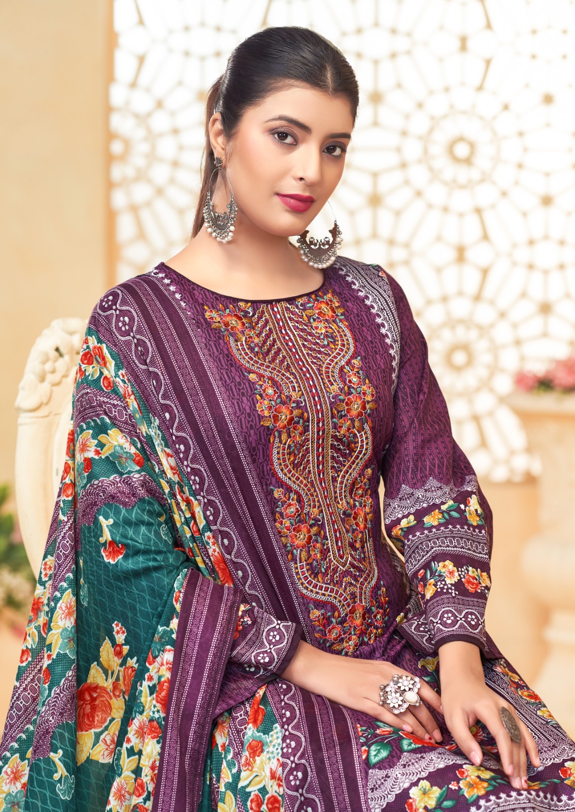 Ganeshji Tahira Vol-1 Wholesale Soft Cotton Printed Dress Material