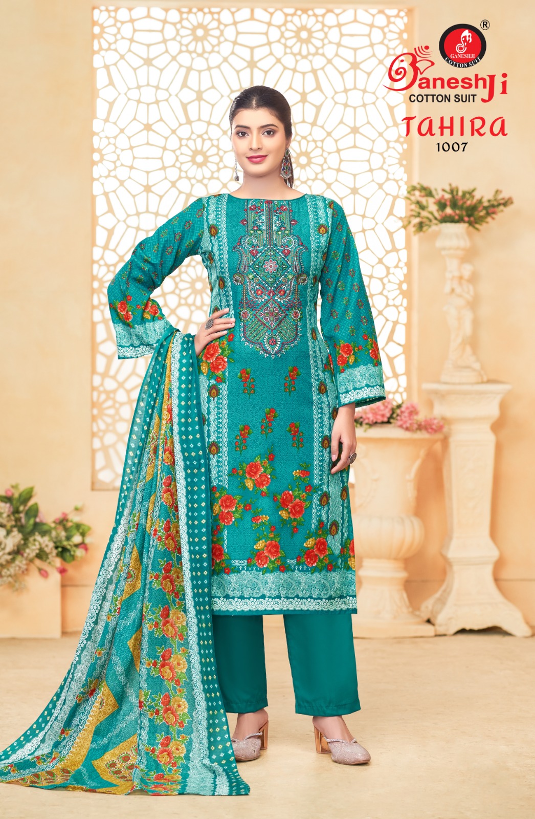 Ganeshji Tahira Vol-1 Wholesale Soft Cotton Printed Dress Material