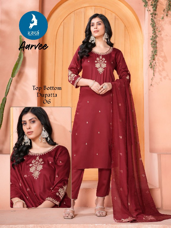 aarvee by kaya gaji silk fully stitch plus size salwar kameez online
