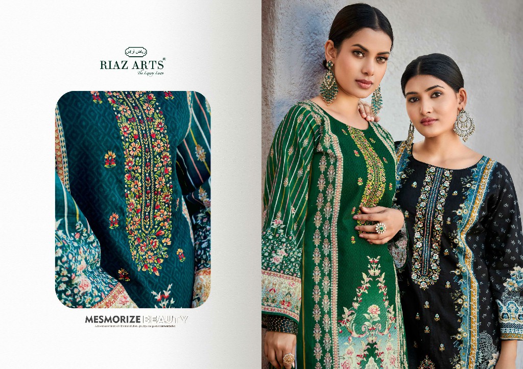 riaz arts mahjabeen karachi lawn modern pakistani 3pcs dress