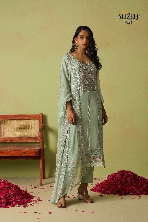 Alizeh Saadgi Vol-2 Wholesale Luxury Ethnic Wear Straight Salwar Kameez