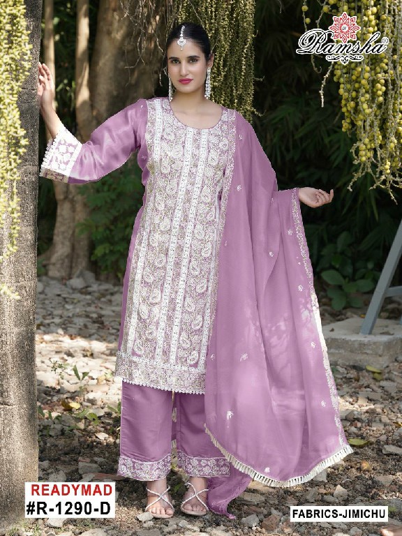 Ramsha R-1290 Wholesale Readymade Indian Pakistani Salwar Suits