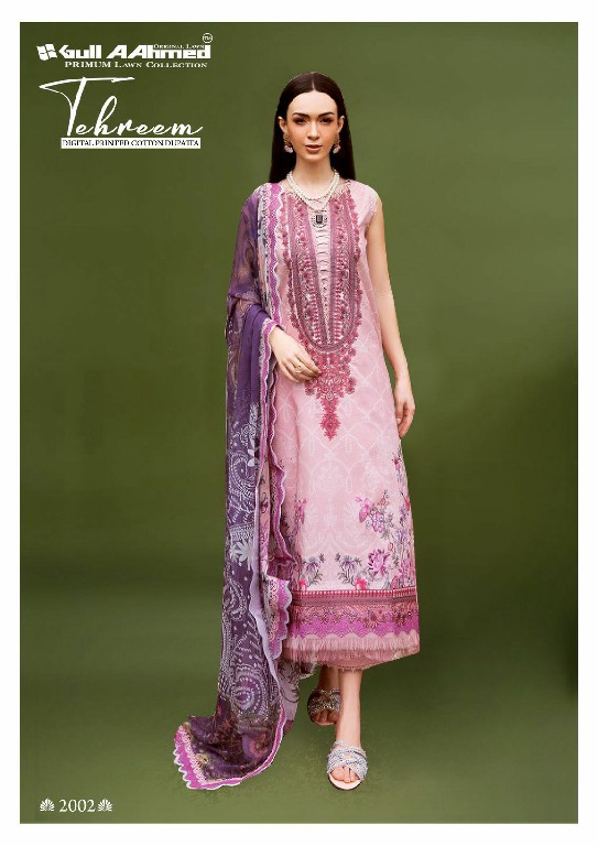 Gull Aahmed Tehreem Vol-2 Wholesale Pure Lawn Cotton Dress Material