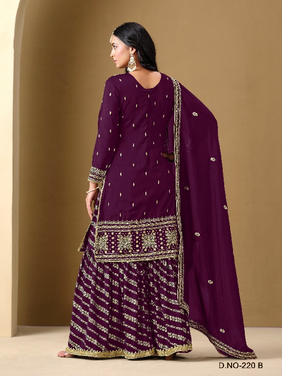 Twisha By Dani Creations Aanaya Vol-220 Wholesale Art Silk Free Size Stitched Suits
