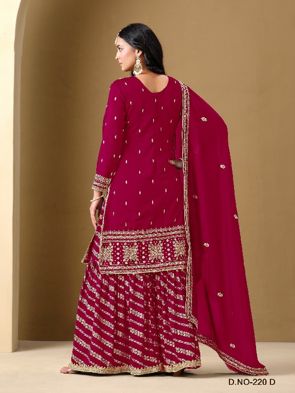 Twisha By Dani Creations Aanaya Vol-220 Wholesale Art Silk Free Size Stitched Suits